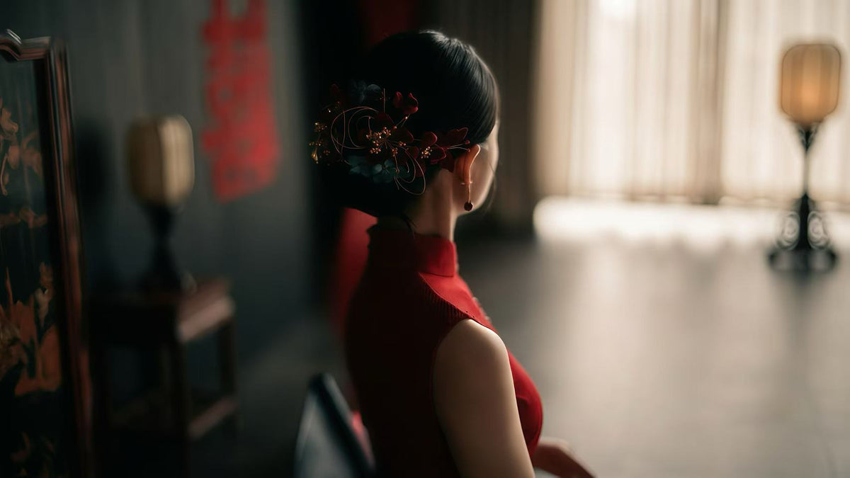 Wedding Qipao - Vermillion Muse