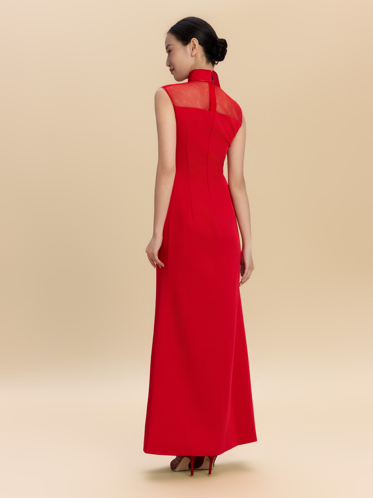 Bertha Bespoke Qipao - High-End Satin Fishtail Cheongsam