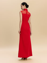 Bertha Bespoke Qipao - High-End Satin Fishtail Cheongsam