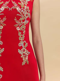 Bertha Bespoke Qipao - High-End Satin Fishtail Cheongsam