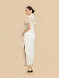Eileen Bespoke Qipao - Morden Style Sequins Lace Cheongsam