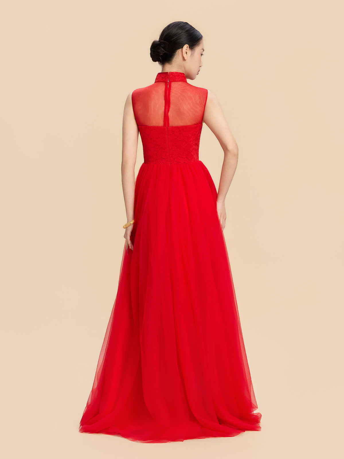 Maggie Bespoke Qipao - Red Chinese Wedding Dress Cheongsam