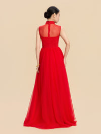 Maggie Bespoke Qipao - Red Chinese Wedding Dress Cheongsam