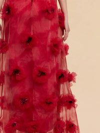 Maria Bespoke Qipao - Morden Style Flower Decoration Wedding Cheongsam