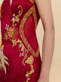Olympe Bespoke Qipao - Phoenix Embroidery Wedding Cheongsam