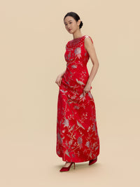 Tamara Bespoke Qipao - New Chinese Style Backless Wedding Cheongsam