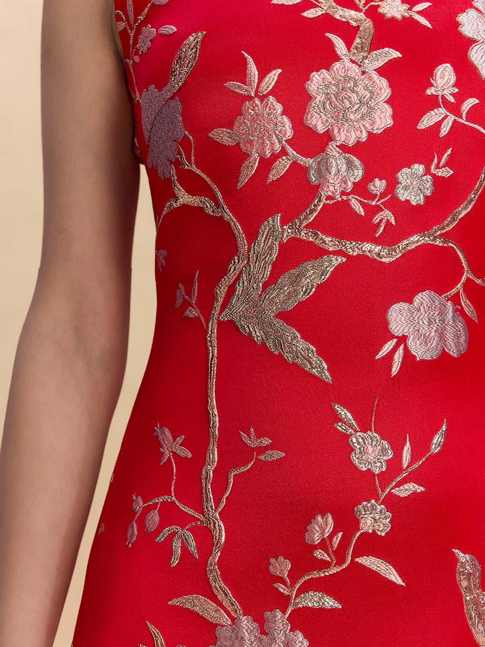 Tamara Bespoke Qipao - New Chinese Style Backless Wedding Cheongsam