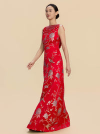 Tamara Bespoke Qipao - New Chinese Style Backless Wedding Cheongsam